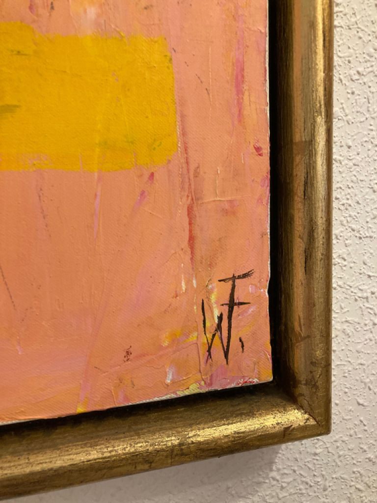 Artwork by Winfried Flach - "Tulipan azúl"