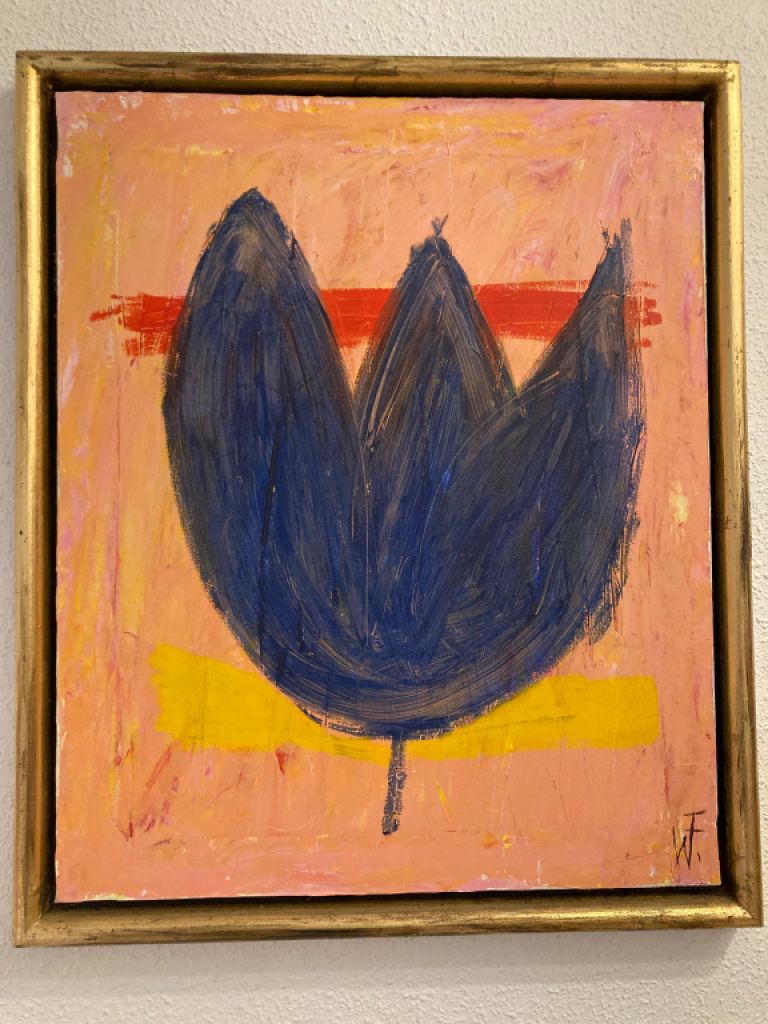 Kunstwerk von Winfried Flach - "Tulipan azúl"