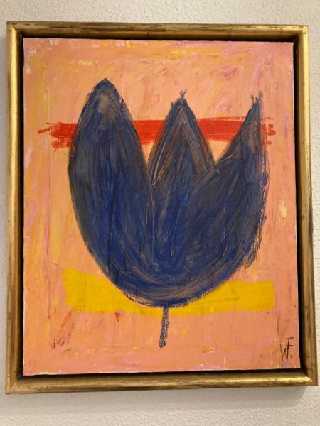 Kunstwerk von Winfried Flach - "Tulipan azúl"