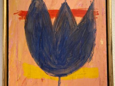 Kunstwerk von Winfried Flach - "Tulipan azúl"