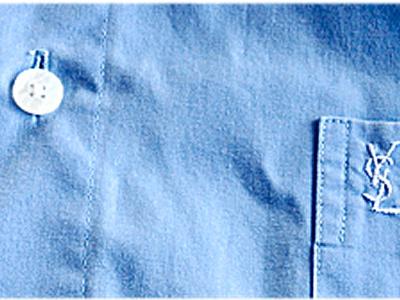 Camisa de manga corta - camisa de lujo - Yves Saint Laurent - YSL talla L