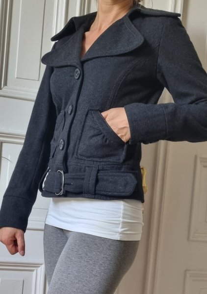 Kurzjacke Wollgemisch Vero Moda Gr. M