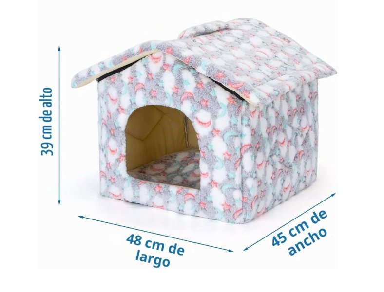 Casita acogedora para perros o gatos