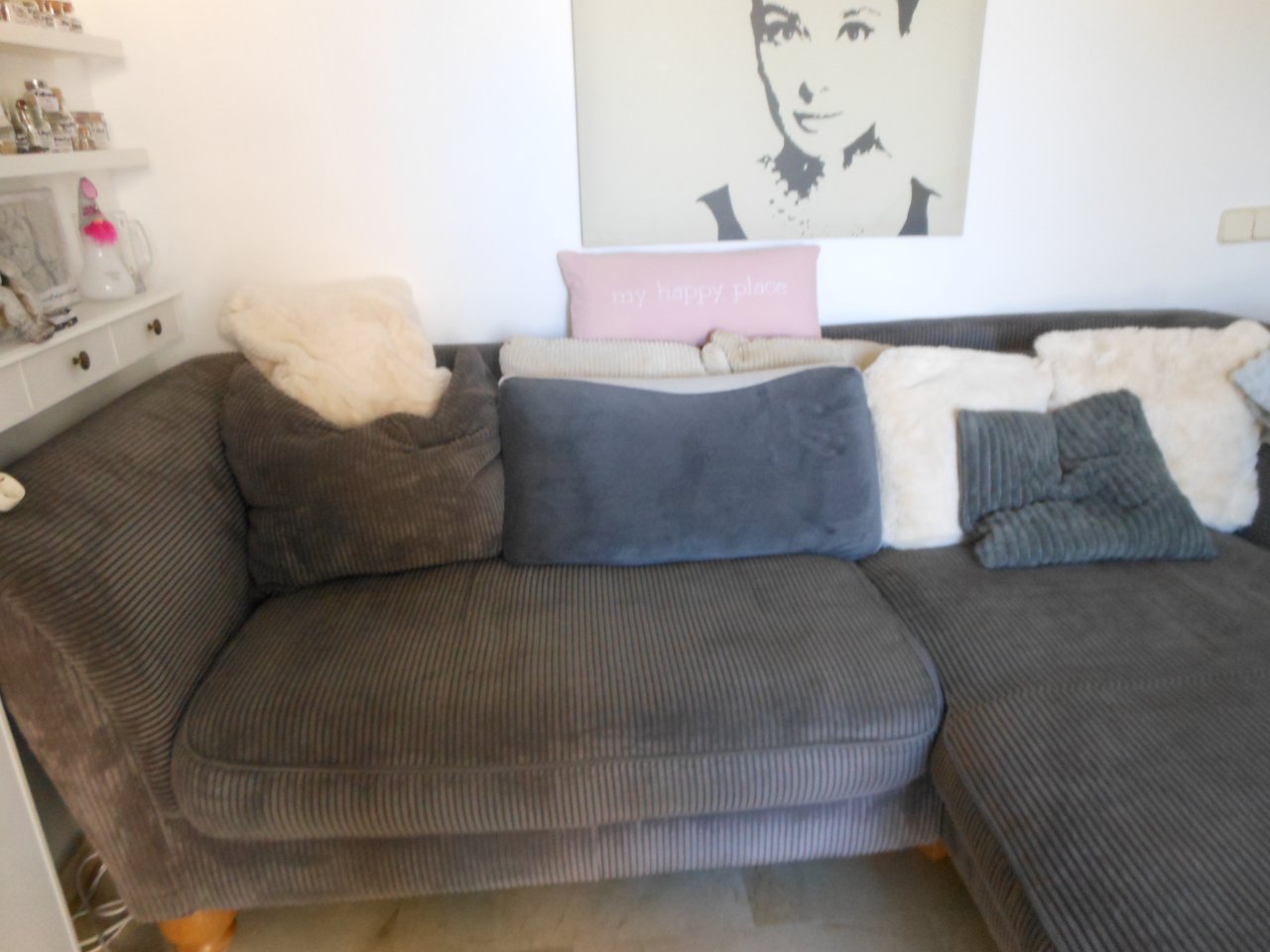 Kuschelsofa 240x200 cm Sitztiefe 100 cm Ottemane 180 cm lang