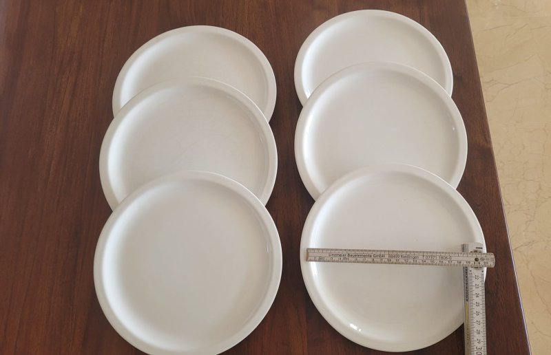 Lambert AMAPURI - 6 platos de desayuno de gres de alta calidad