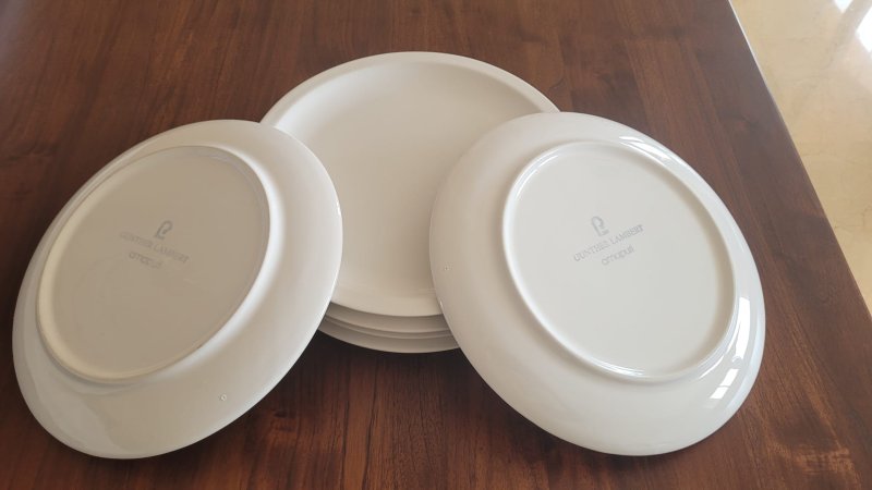 Lambert AMAPURI - 6 platos llanos de gres de alta calidad