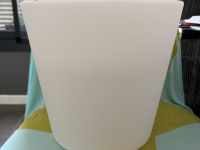 Lamp-illuminated wine cooler or flower pot