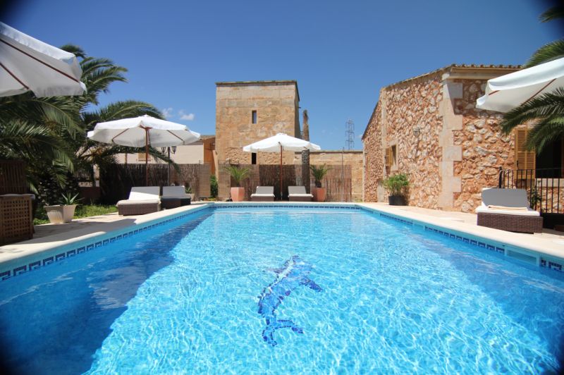 Long-term/wintering Mallorca Pool Finca 6 pers Holiday home Campos