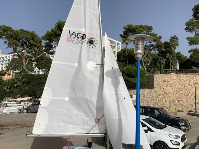 Laser Vago, top condition, 2022, location Mallorca northeast, incl. launch trolley, trailer