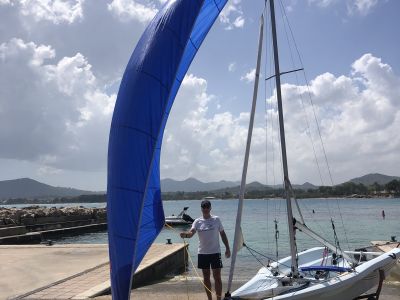 Laser Vago, top condition, 2022, location Mallorca northeast, incl. launch trolley, trailer