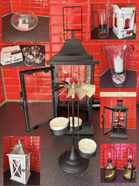 Lanterns and table lights - various