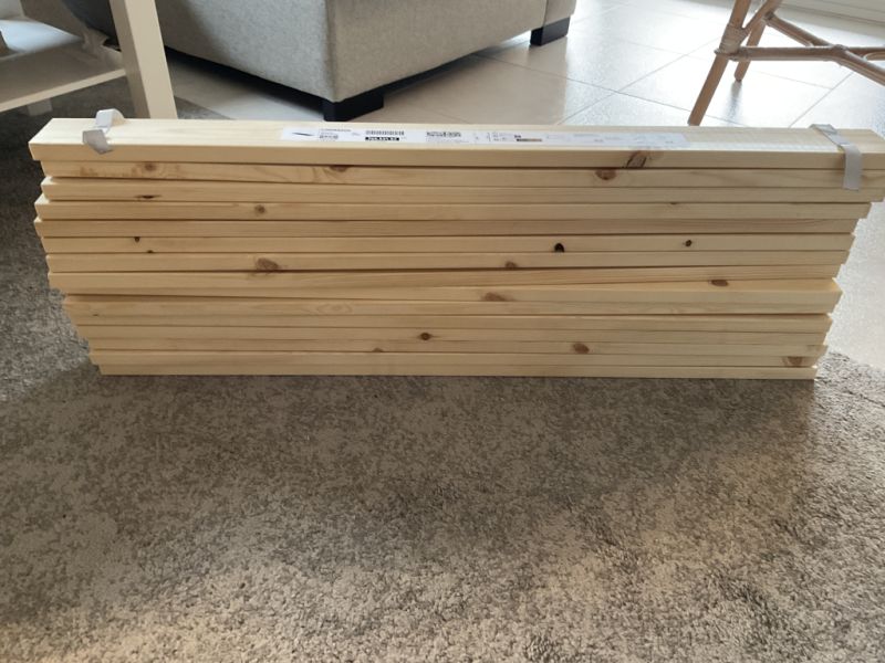 Lattenrost 90 x 200 cm 2 Rolllattenroste NEU IKEA 2 Lattenroste