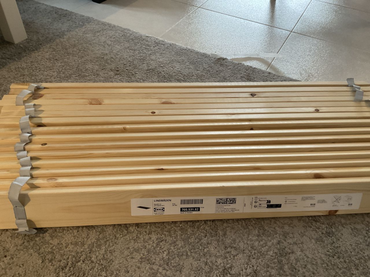 Lattenrost 90 x 200 cm 2 Rolllattenroste NEU IKEA 2 Lattenroste
