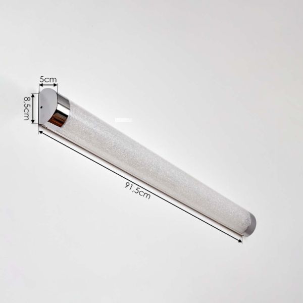 LED Flur Strahler Schlaf Bade Zimmer Spiegel Lampen Wand Leuchten Glitzereffekt