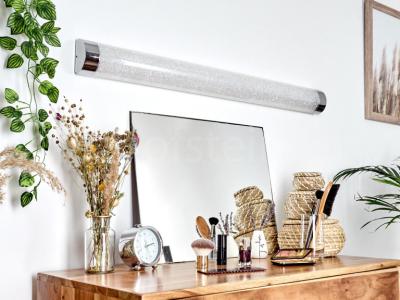 LED Flur Strahler Schlaf Bade Zimmer Spiegel Lampen Wand Leuchten Glitzereffekt
