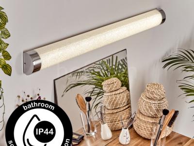 LED Flur Strahler Schlaf Bade Zimmer Spiegel Lampen Wand Leuchten Glitzereffekt