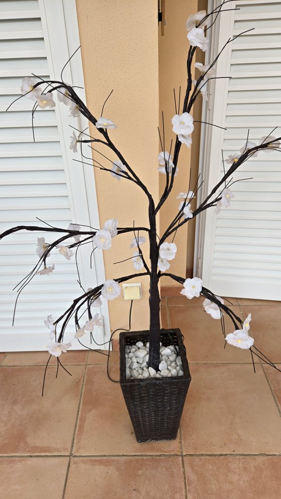 Árbol de flor de cerezo LED / Árbol de luces 1,30 m Cala Millor