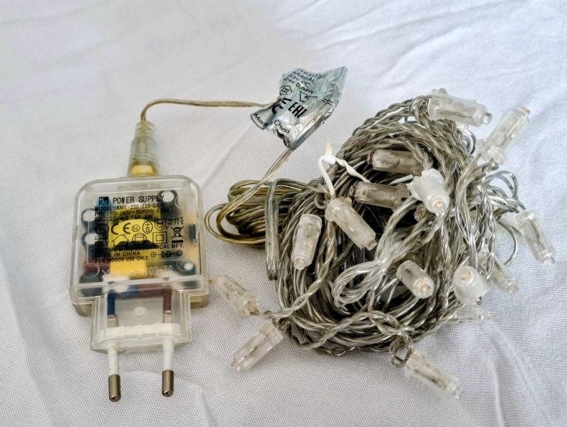 Guirnalda LED 3W  24 LED blanco cálido