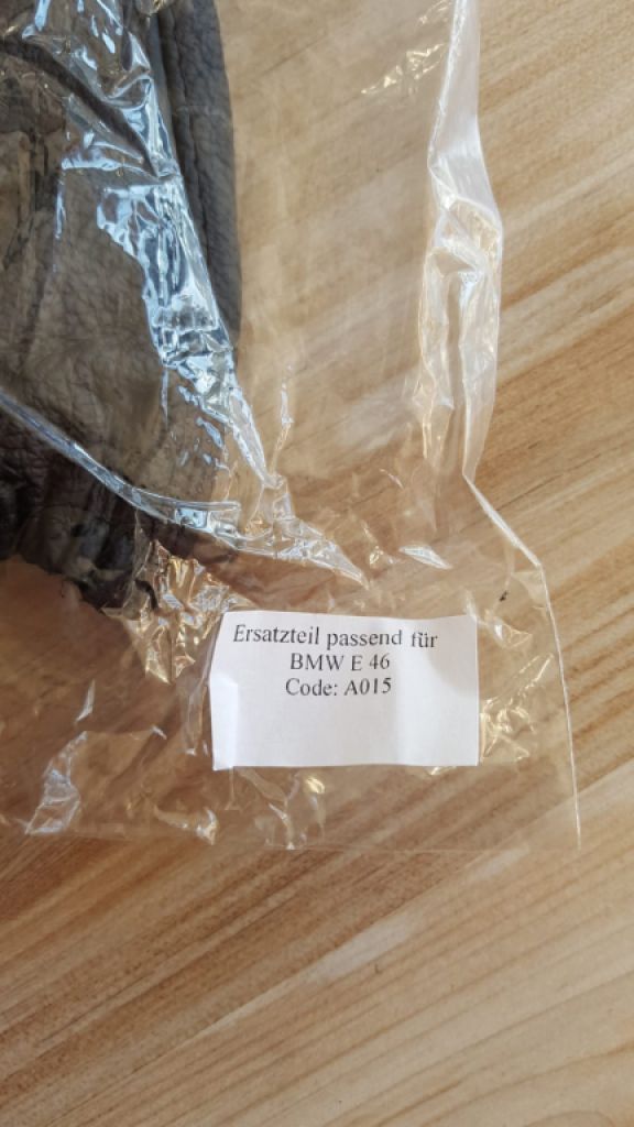 Leder Schaltsack BMW