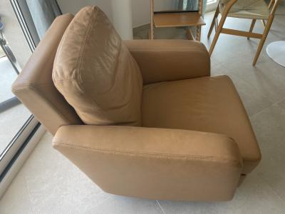 Sillón de cuero W. Schillig