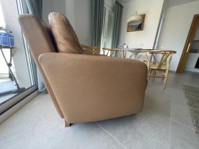 Sillón de cuero W. Schillig