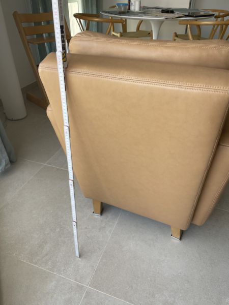 Sillón de cuero W. Schillig