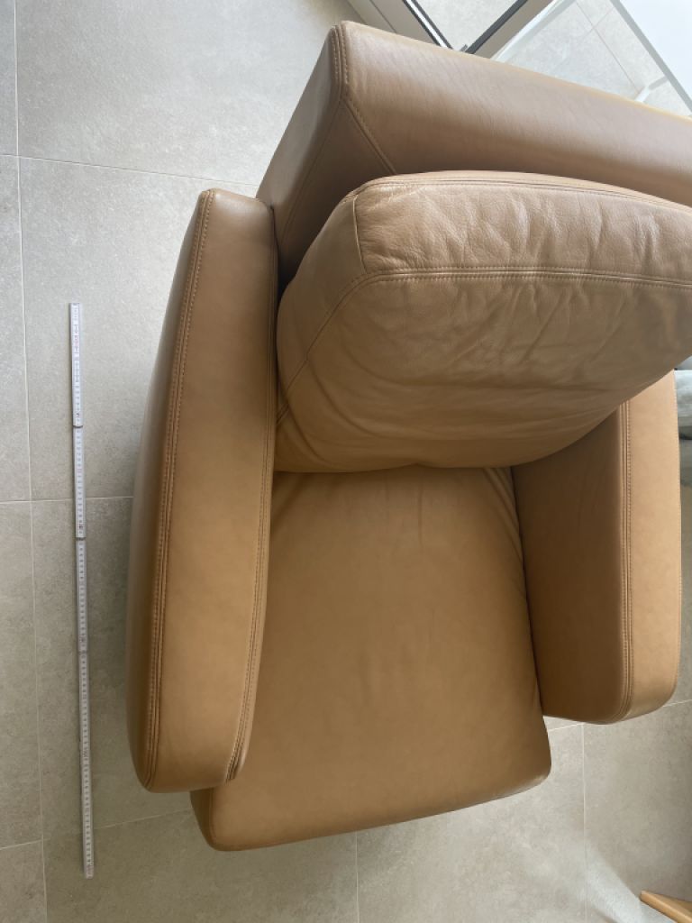 Sillón de cuero W. Schillig