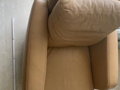 Sillón de cuero W. Schillig