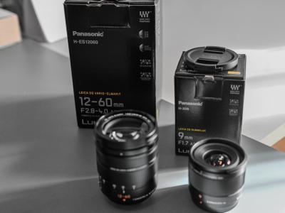 Leica DG Objektiv-Duo: 12-60mm Vario & 9mm Summilux (Neuzustand + Garantie)