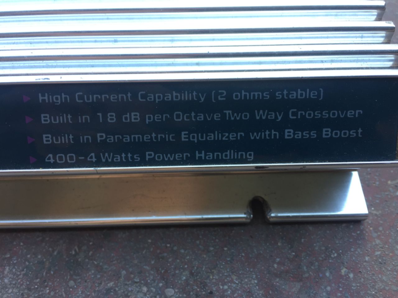 Power stage equalizer JBC 400-4 Watt