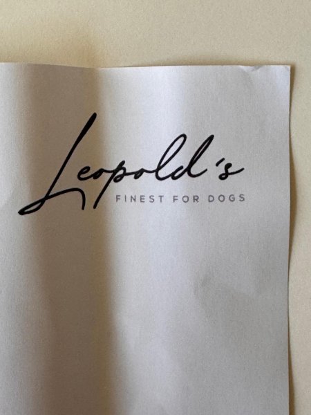 Leopolds Finest Flugtasche für kleine Hunde Neu wurde nie Benutz