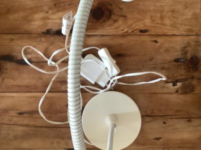 Leselampe Schreibtischlampen in Cream Weiß