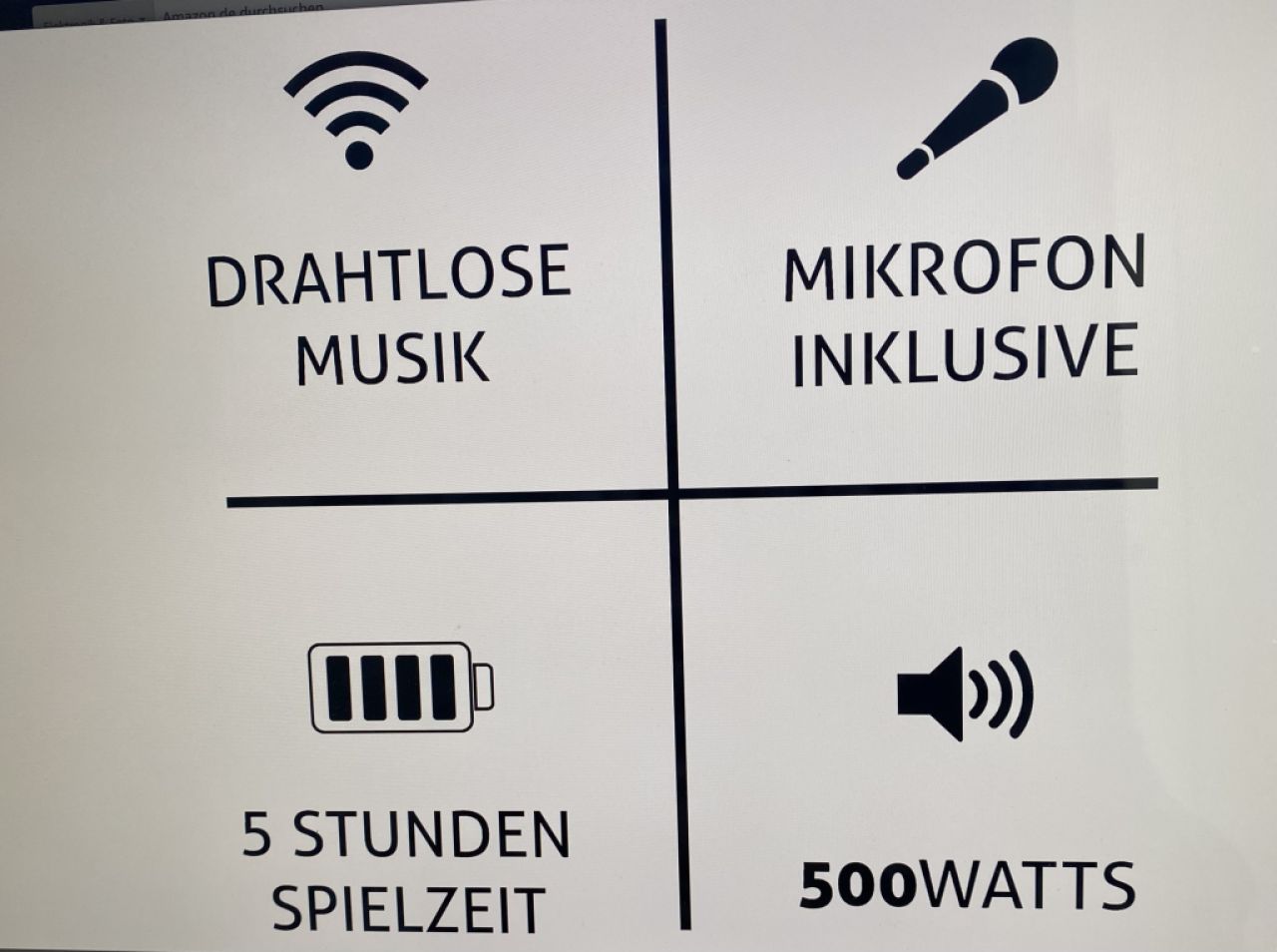 Lets go Party ... Musikbox Bluetooth, Karaoke