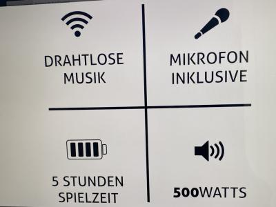 Lets go Party ... Musikbox Bluetooth, Karaoke