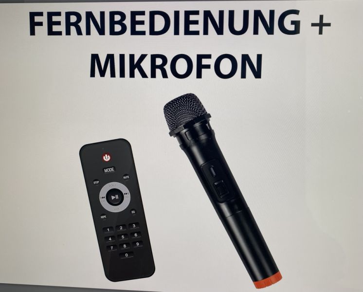 Lets go Party ... Musikbox Bluetooth, Karaoke