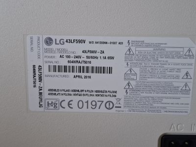 LG 43zoll weiß