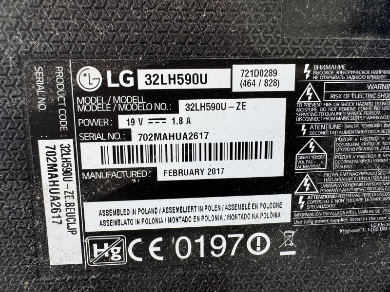 LG Fernseher 32 Zoll