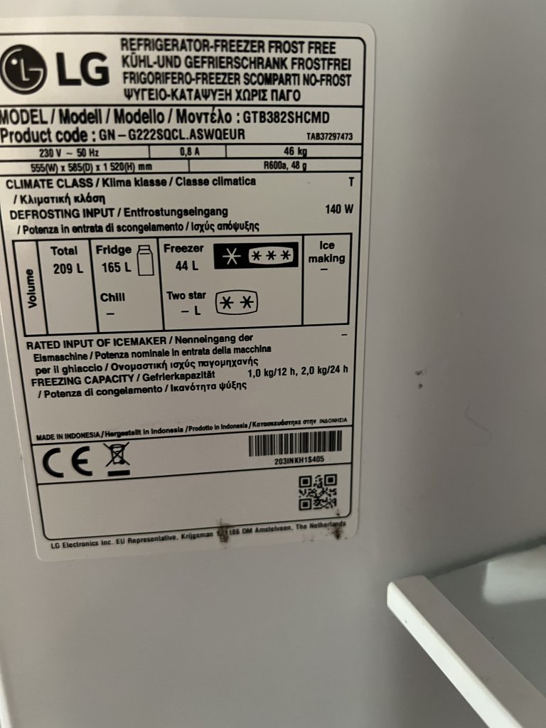 LG Kühlschrank weiß NO FROST