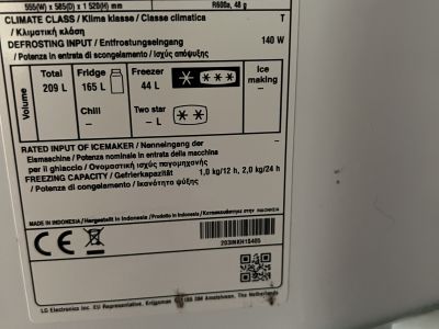 LG Kühlschrank weiß NO FROST