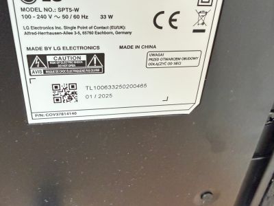 LG Soundbar S60TR 5.1 mit Subwoofer und Rücklautsprechern