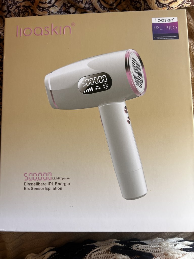 LIOASKIN IPL PRO laser hair removal device with cooling function, like new
