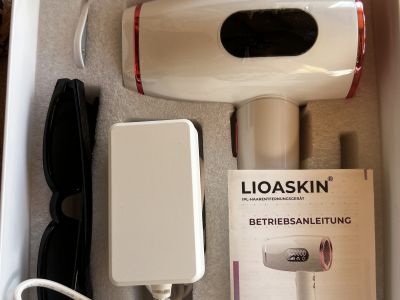 LIOASKIN IPL PRO laser hair removal device with cooling function, like new