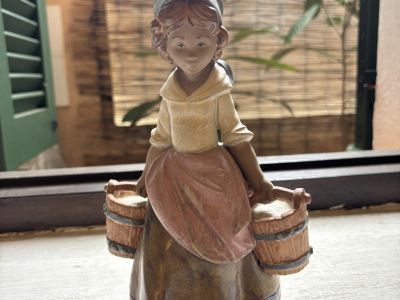 Lladro girl with two pails