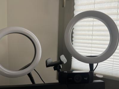 Logitech C922 Pro Stream Webcam + Kit de luces