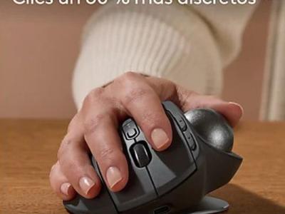 Logitech MX Ergo Kabellose Ergonomische Trackball-Maus