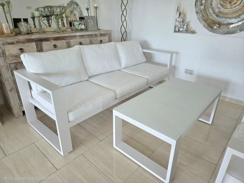 Lounge 5-Sitzer + Tisch