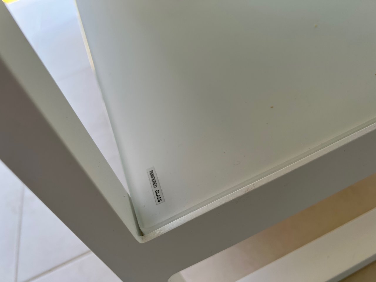 Loungetisch mit 3 höhenverstellbaren Tischplatten-Modulen, Aluminium, weiß, sehr hochwertig