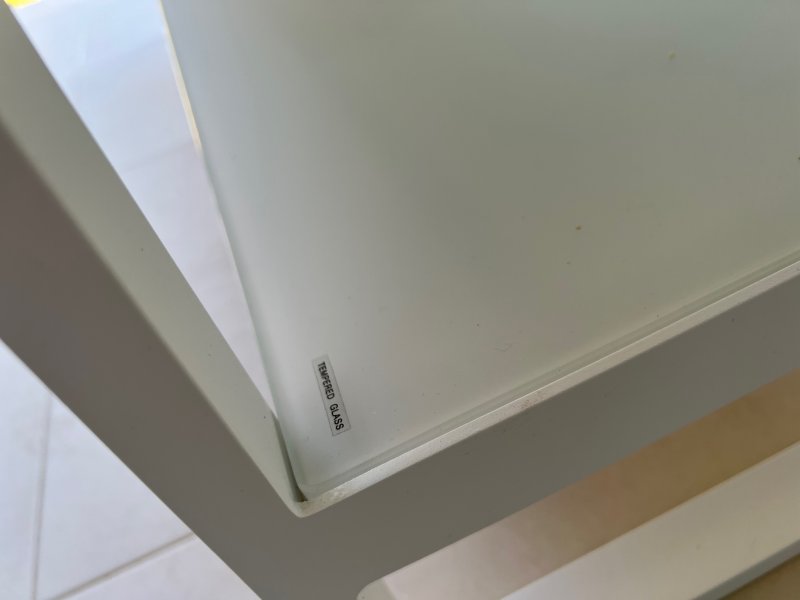 Loungetisch mit 3 höhenverstellbaren Tischplatten-Modulen, Aluminium, weiß, sehr hochwertig