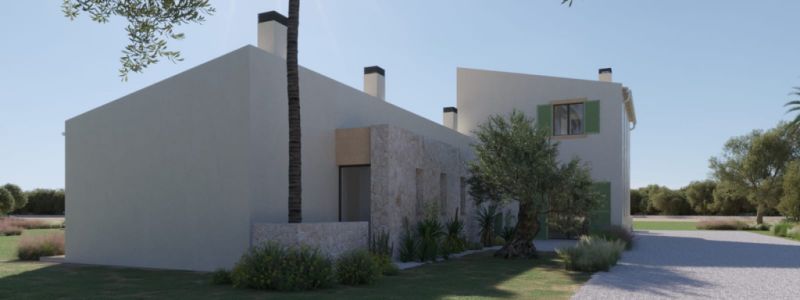 Luxus-Finca-Projekt zum Verkauf zwischen Porto Cristo und Porto Colom