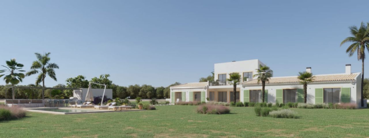 Luxus-Finca-Projekt zum Verkauf zwischen Porto Cristo und Porto Colom